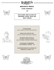 barney's kid's brunch